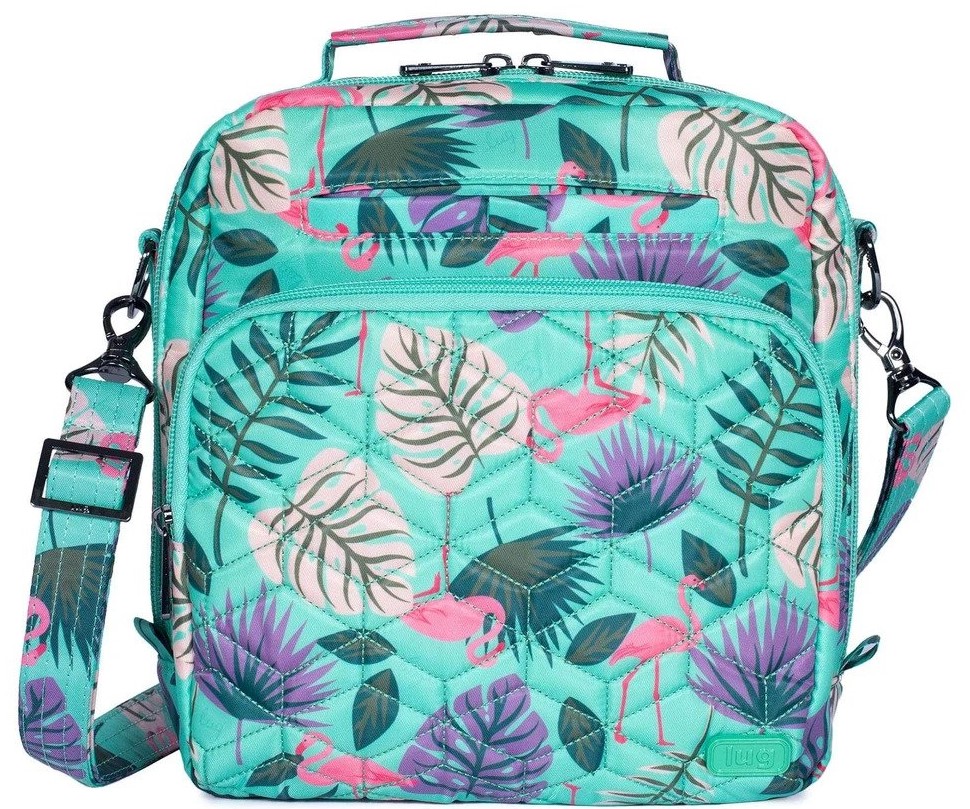 LUG Ranger 2 Crossbody, Purse Flamingo Mint Planktown Hardware