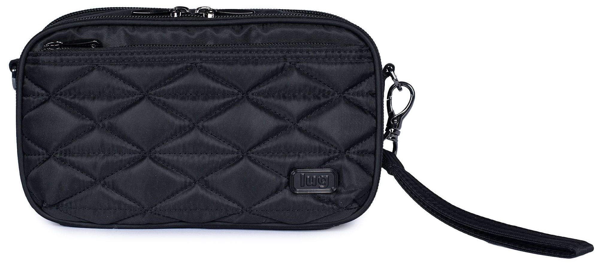 Lug Roundabout Crossbody, Wristlet, Wallet Midnight Black