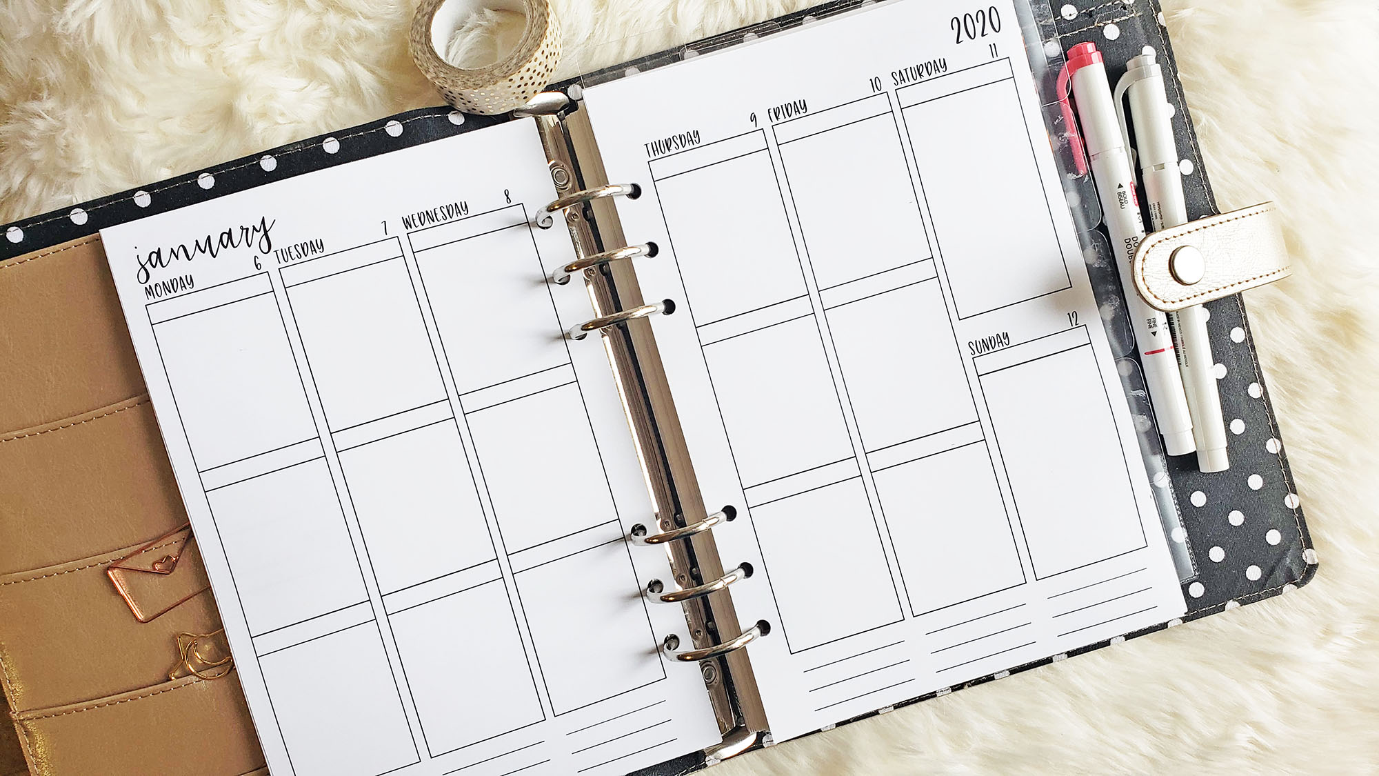A5 Planner Inserts and Refills for 2020 Planning Inspired