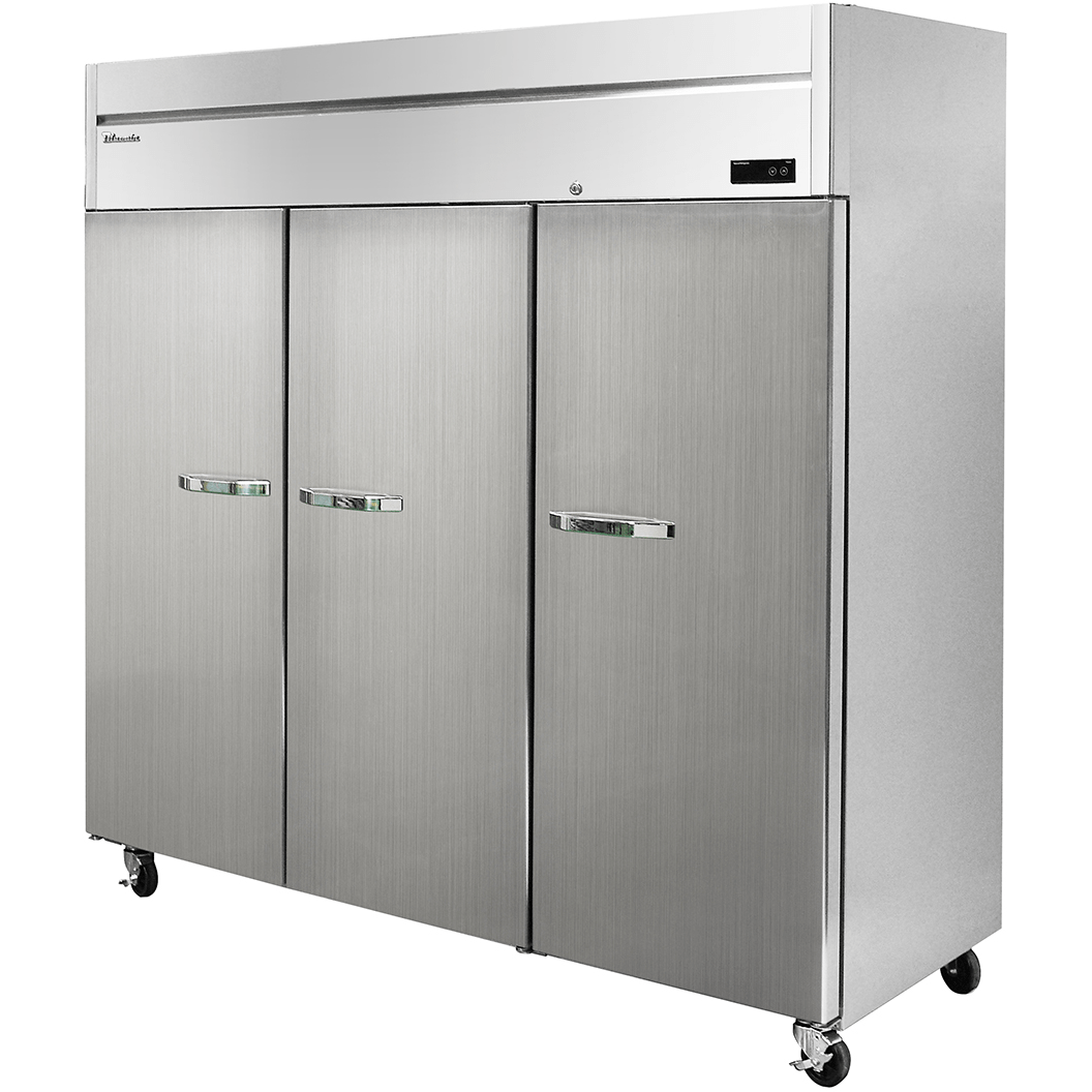 Blue Air BSF72THC Stainless 3 Door Freezer Top Mount Plant Based Pros