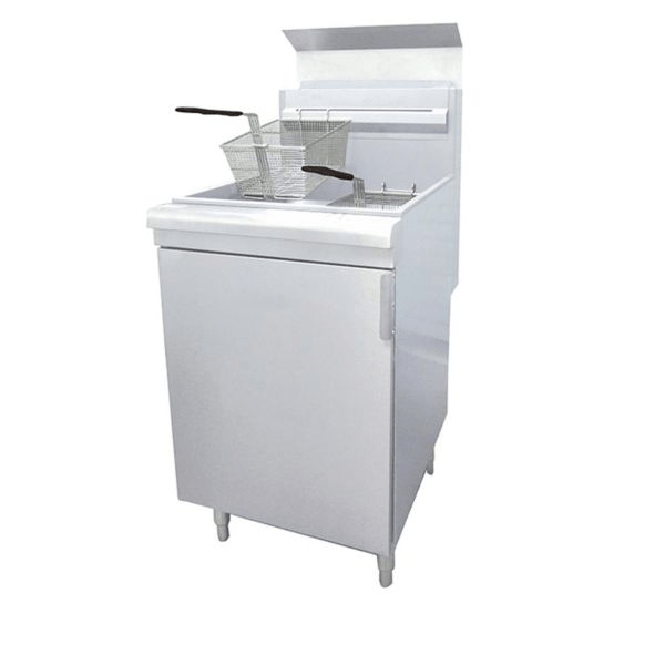 Cookline CF75NG Commercial 75 lb Natural Gas Deep Fryer 170,000 BTU
