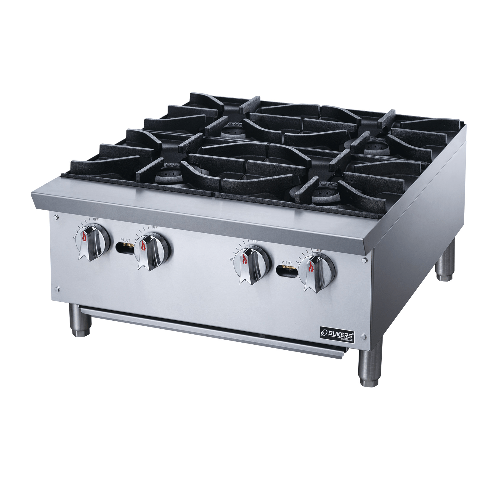 Dukers DCHPA24 Hot Plate with 4 Burners Plant Based Pros