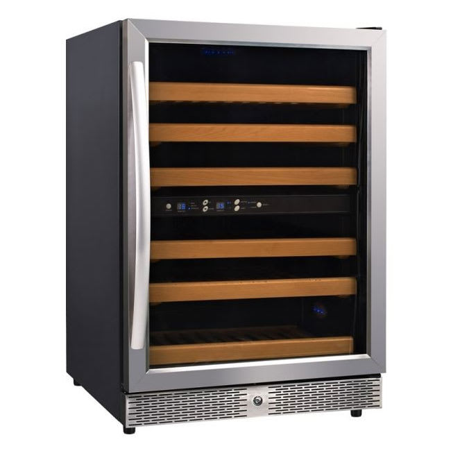 Eurodib USF54D 23 2/5" OneSection Wine Cooler w/ (2) Zones 46 Bottle