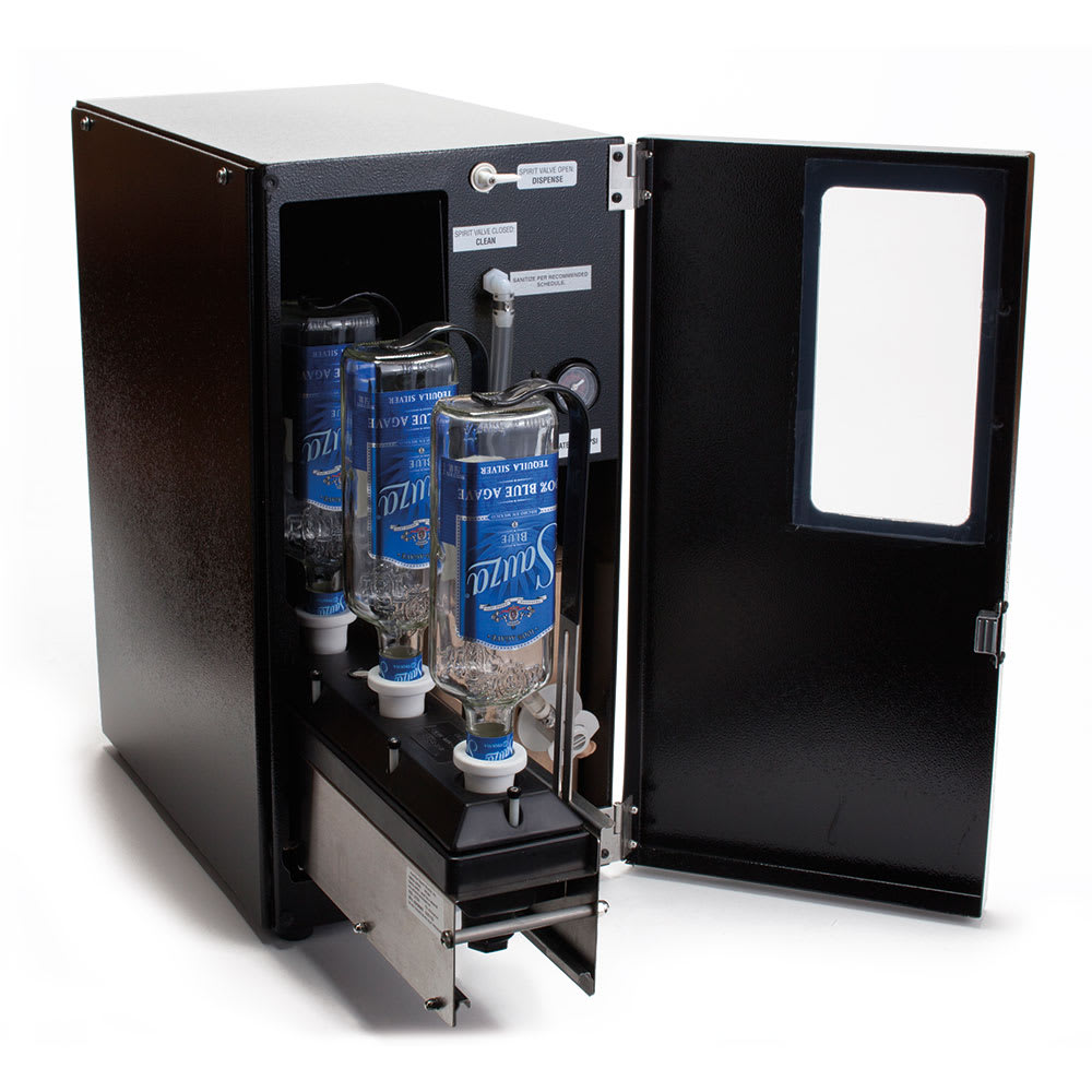 Hamilton Beach COT2000 Cocktail Dispenser Machine w/ (1) Tap (3) 1 Liter Bottles, CO2 Powered