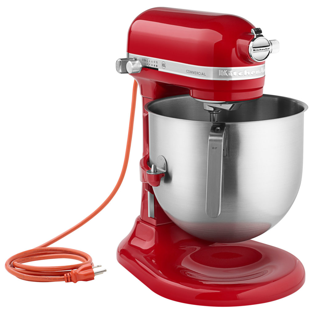 KitchenAid Commercial Series 8Qt Bowl Lift Stand Mixer Empire Red