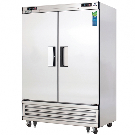 Everest Refrigeration EBRF2 541/8" Two Section Solid Door Upright ReachIn Dual Temp