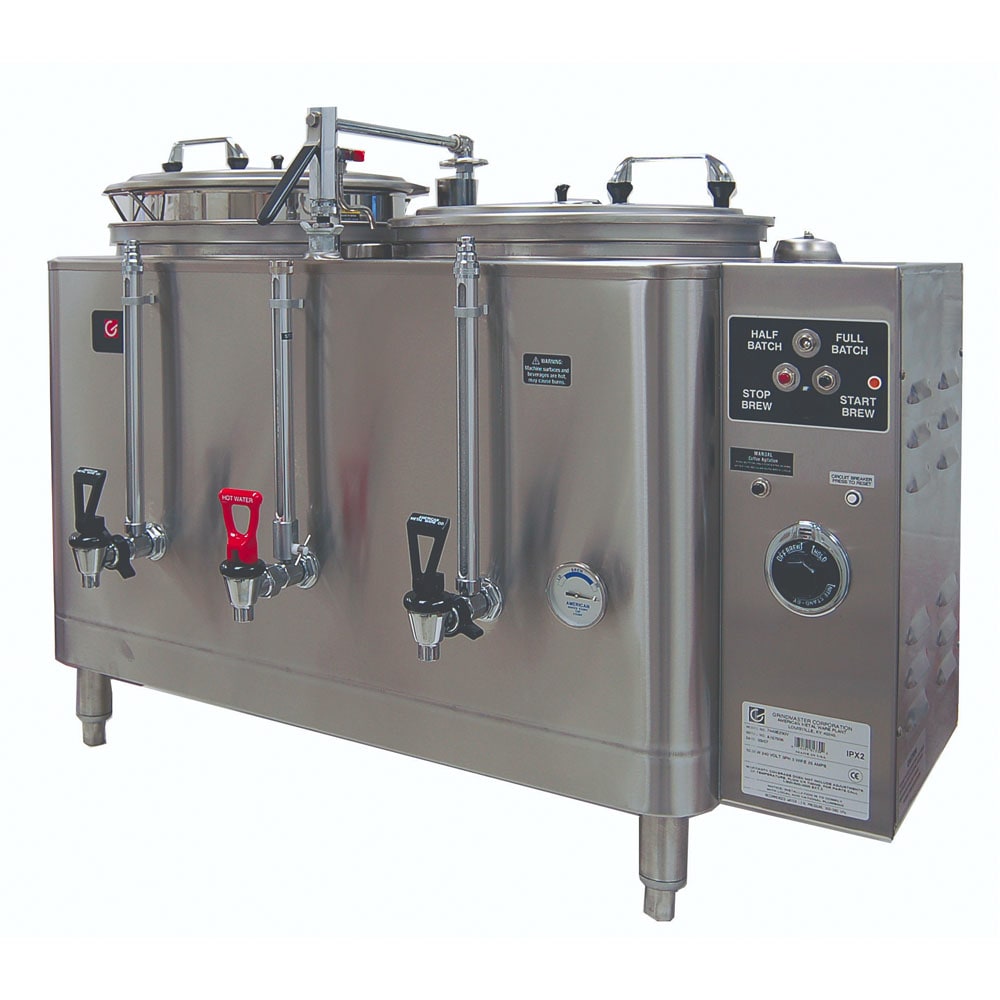 Grindmaster 7776E 12 gal High Volume Brewer Coffee Urn w/ 2 Tanks, 120
