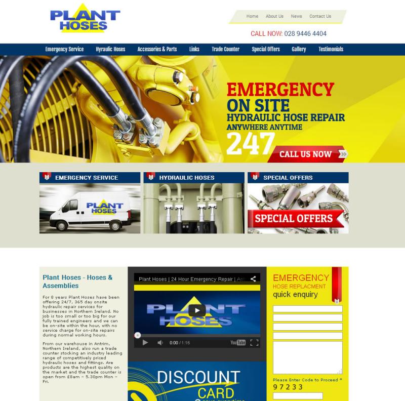Launch of New site Emergency Hydraulic Hose Repair