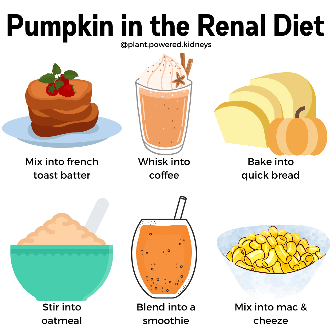 Potassium in Pumpkin Can I Have Pumpkin if I Have Kidney Disease? PlantPowered Kidneys