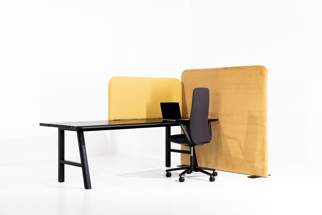 Sound absorbing desk panel Office furniture Torino Milano