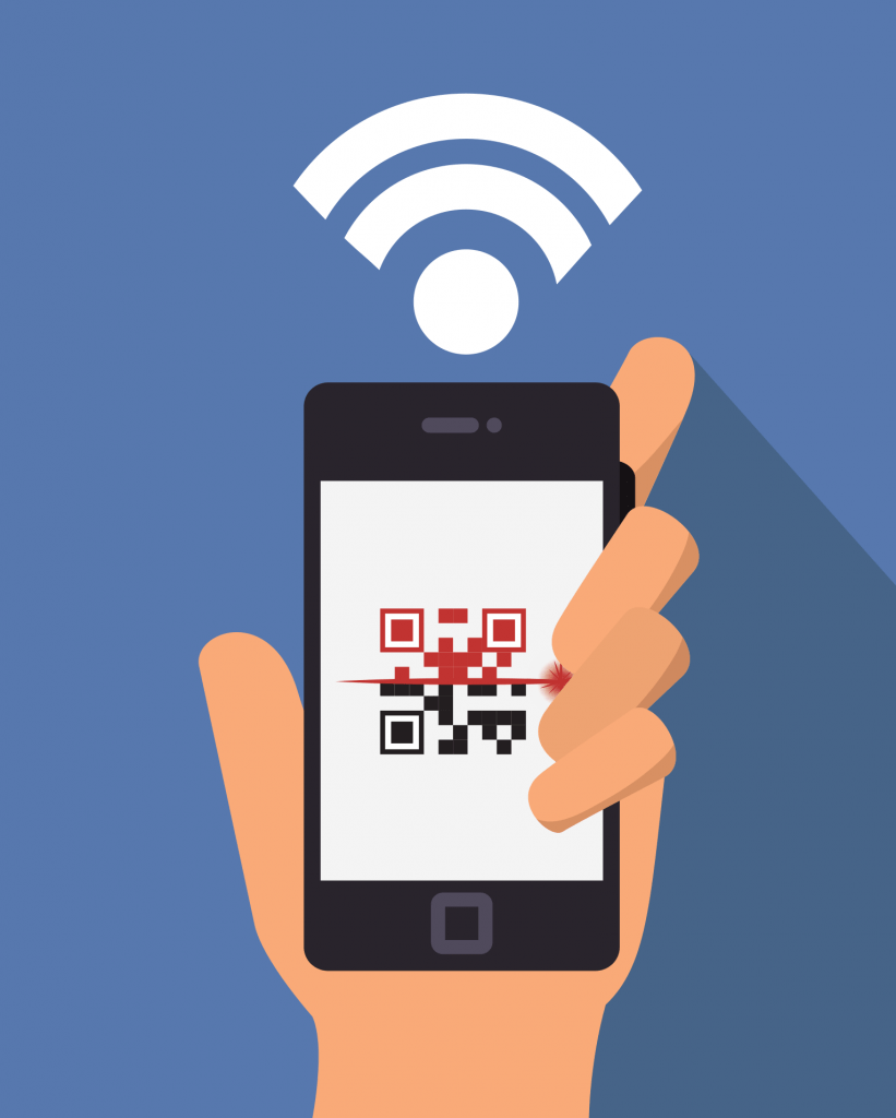 Scan QR code to instantly connect to WiFi network Plasma Cloud