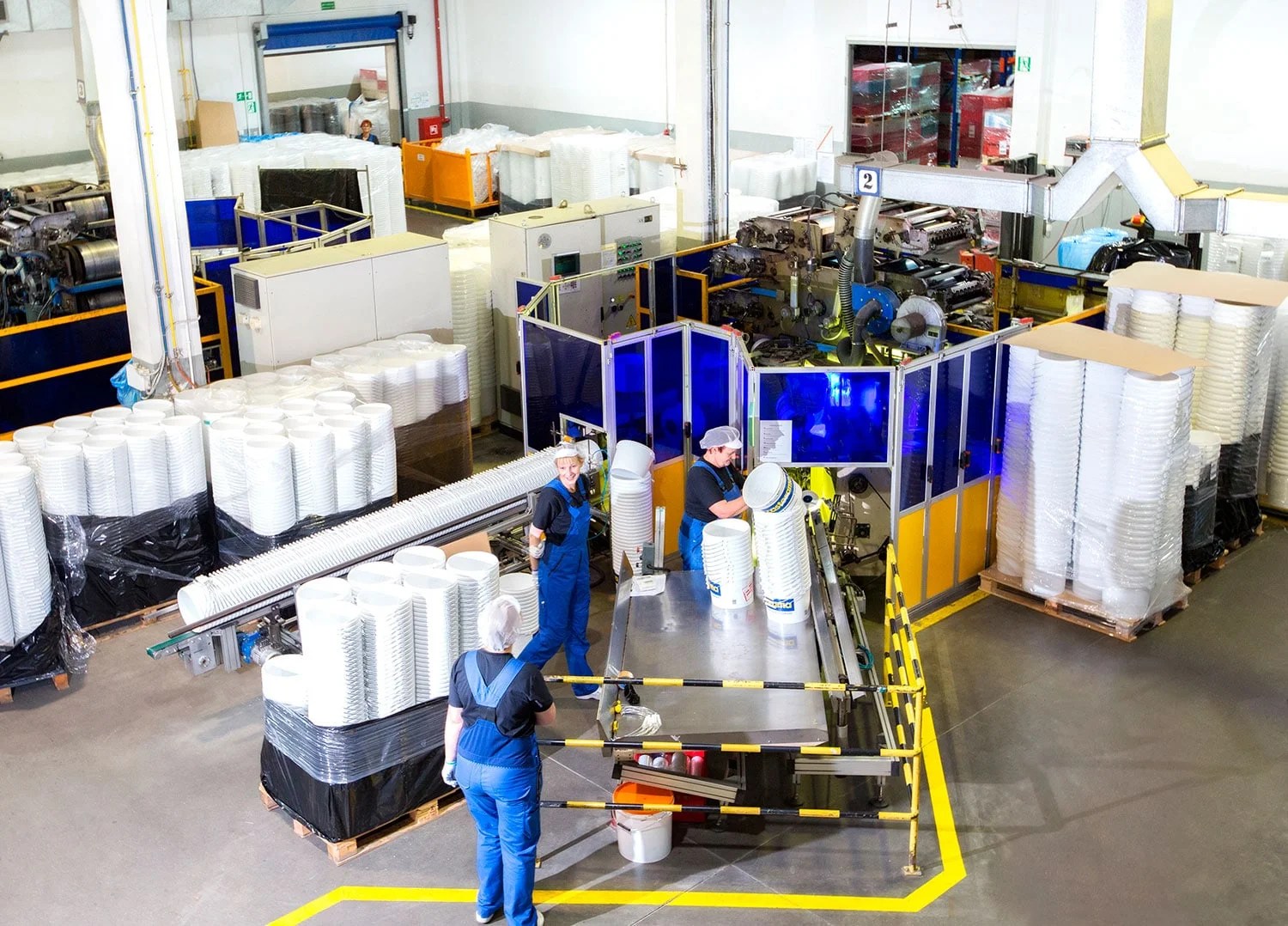 Wiadra plastikowe z pokrywą Plast-Box S.A.