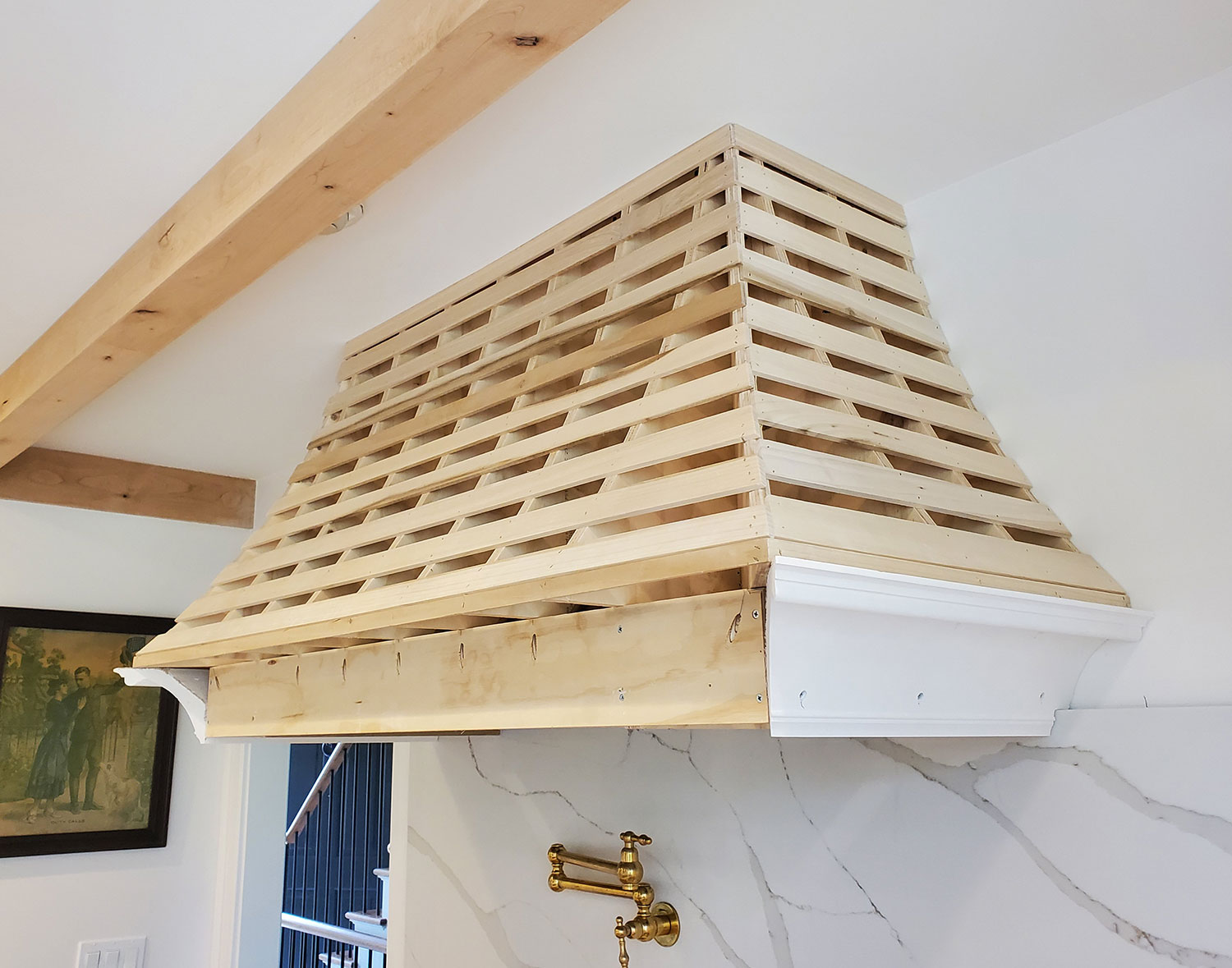 Reddingrangehoodopenframingsequence Plastering by Nicholas