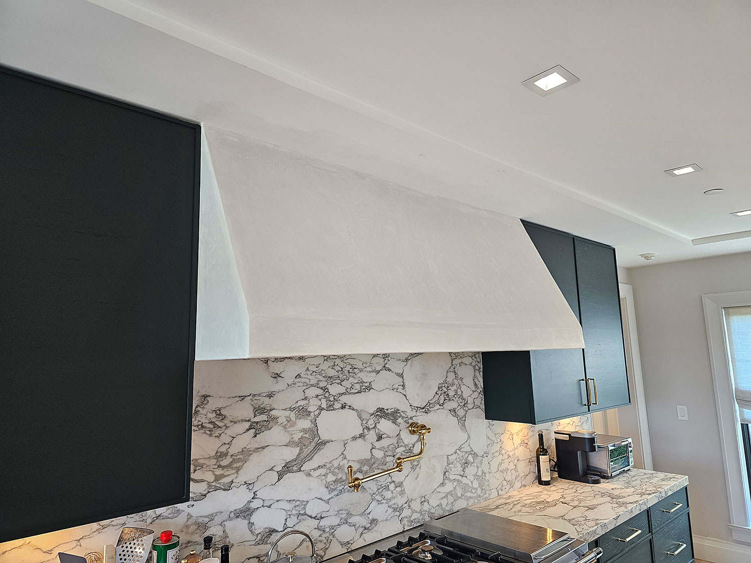 Reddingrangehoodopenframingsequence Plastering by Nicholas