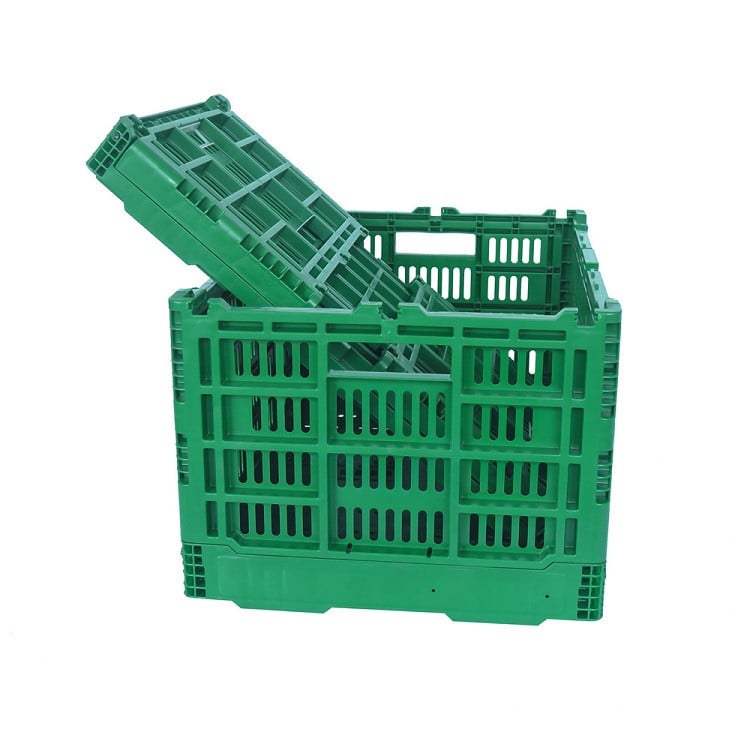 Collapsible plastic produce crates, produce containers wholesale
