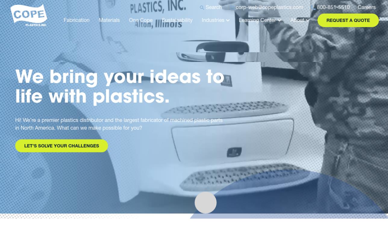 Cope Plastics, Inc. Plastic Materials