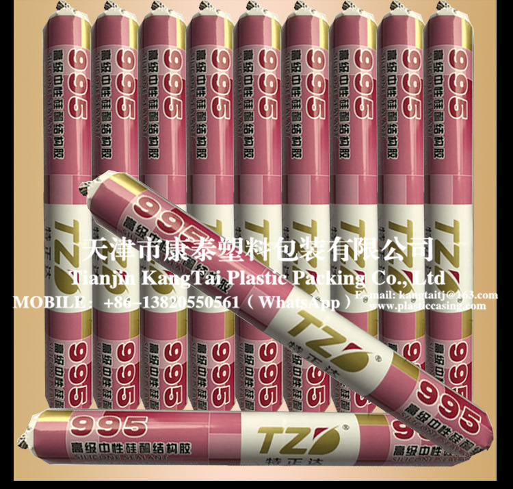 Neutral Weatherproof silicone sealant Sausage packaging