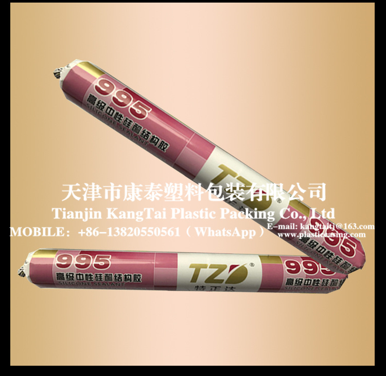 Neutral Weatherproof silicone sealant Sausage packaging