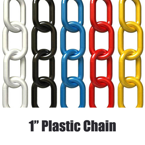 1 Inch Plastic Chain Light Duty Plastic Chain 4 Chain in Bulk or By the Foot