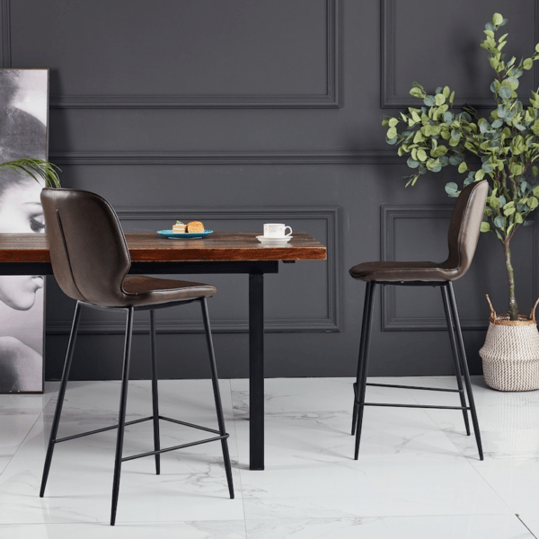 Milana 26'' Counter Stool Plata Decor