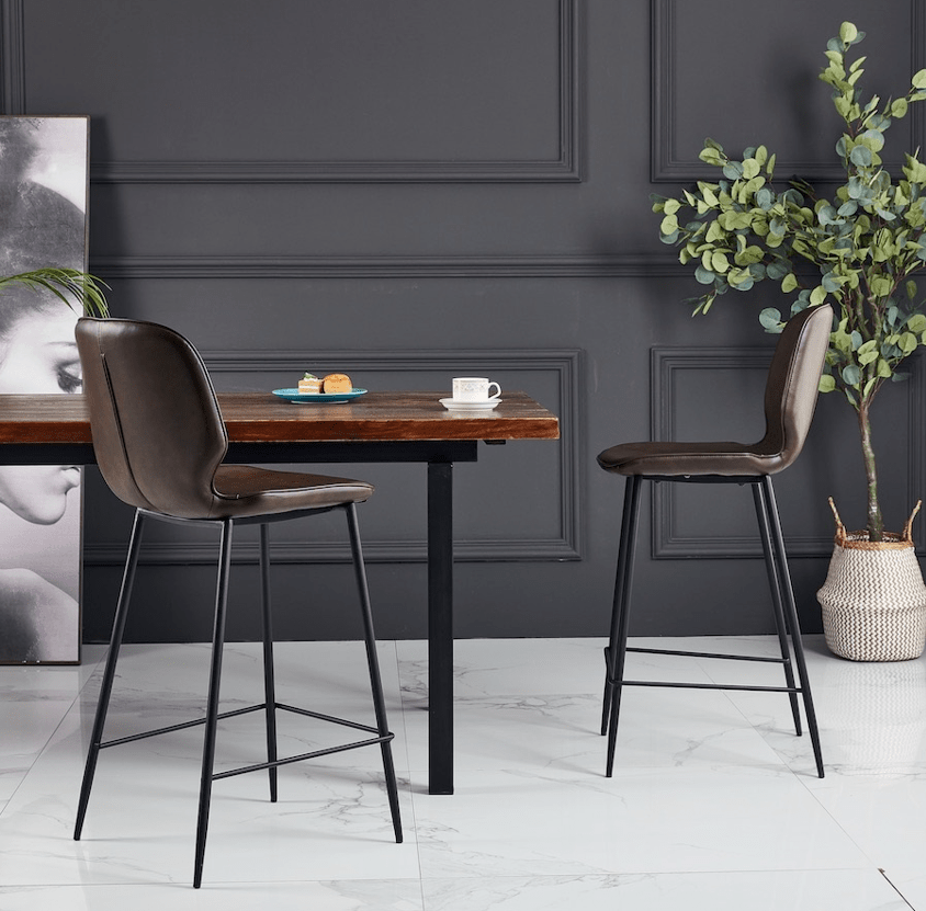 Milana 26'' Counter Stool Plata Decor