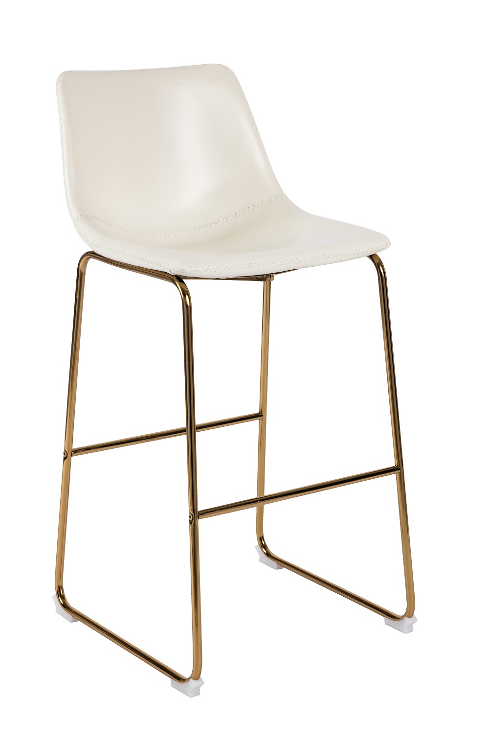 Truesdell Gold Counter Stool 26" Plata Decor