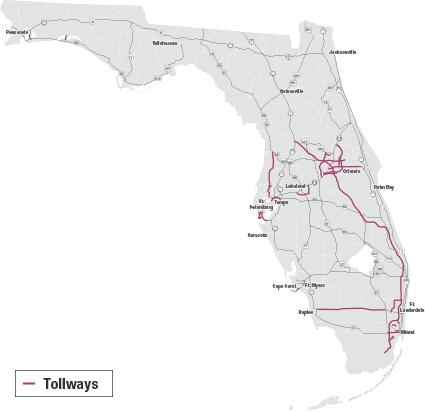 Fl Toll Roads Map