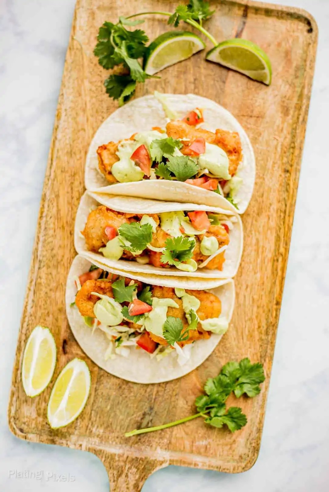 Beer Battered Fish Tacos (Authentic BajaStyle) Plating Pixels