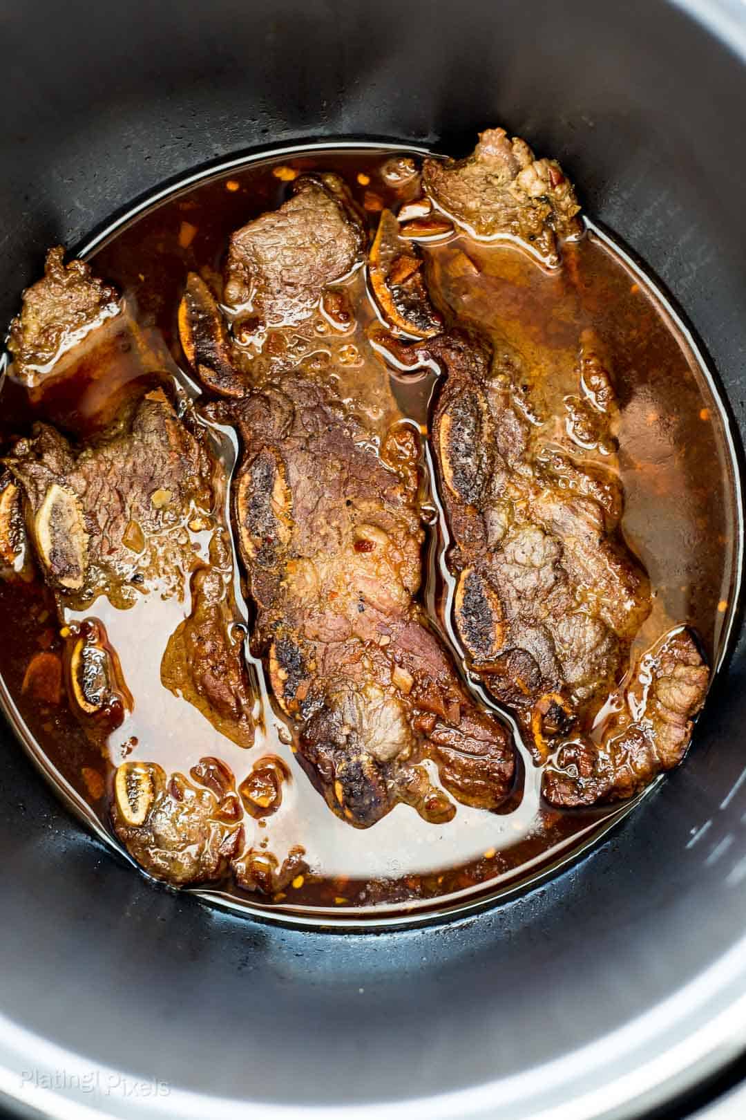 Instant Pot Korean Short Ribs (Kalbi) Plating Pixels