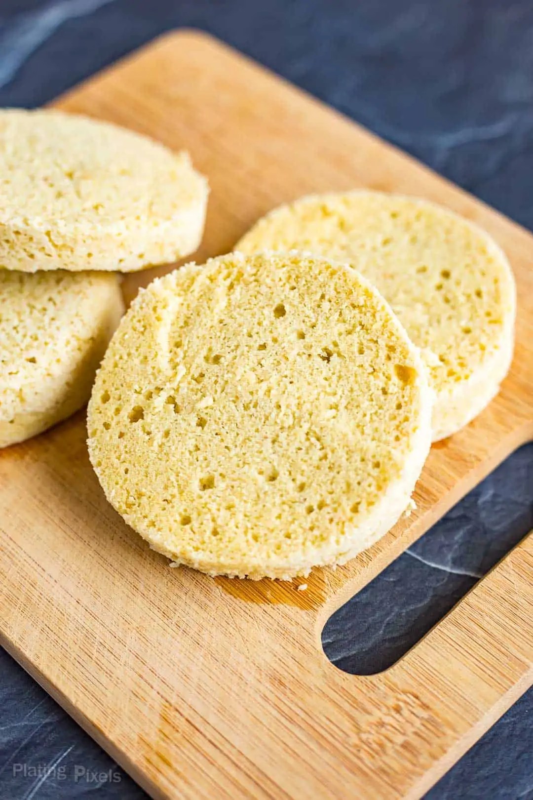 Keto English Muffin (1 Minute in the Microwave) Plating Pixels