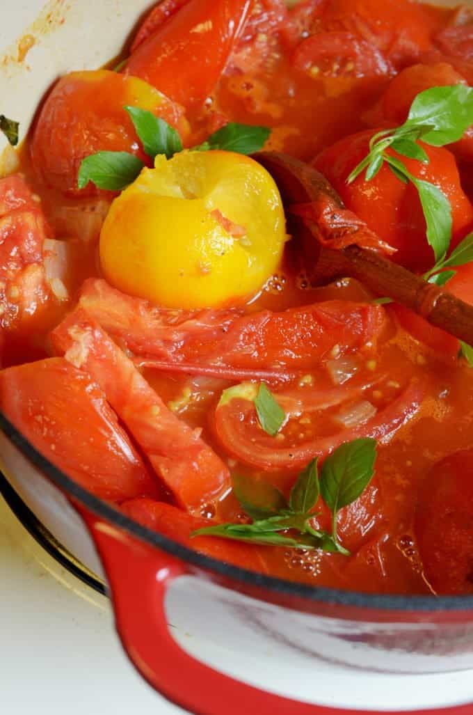 Slow Cooked Tomato Sauce Farmers Market Fresh Platter Talk