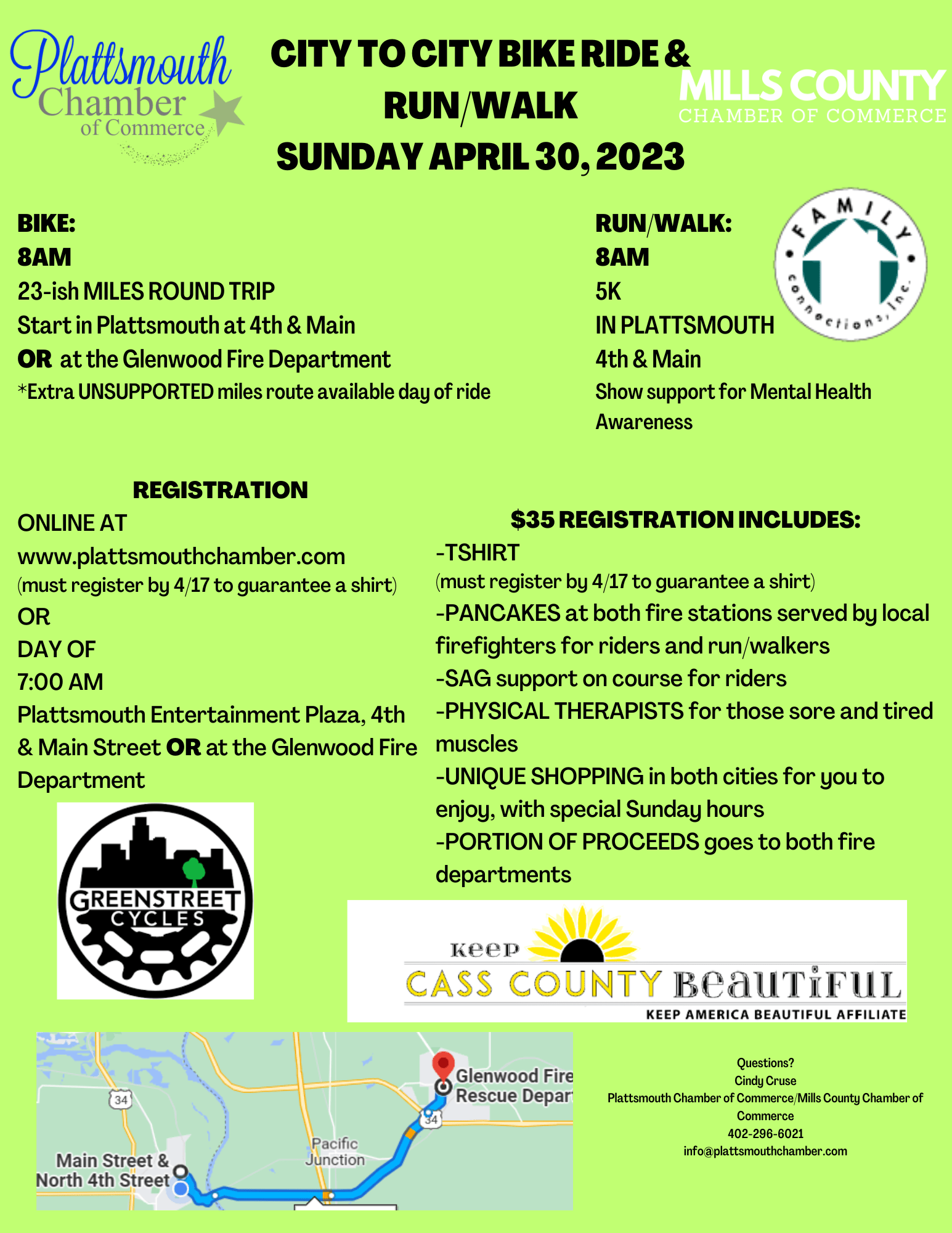 City to City Bike Ride & Plattsmouth 5k Run Plattsmouth Chamber of