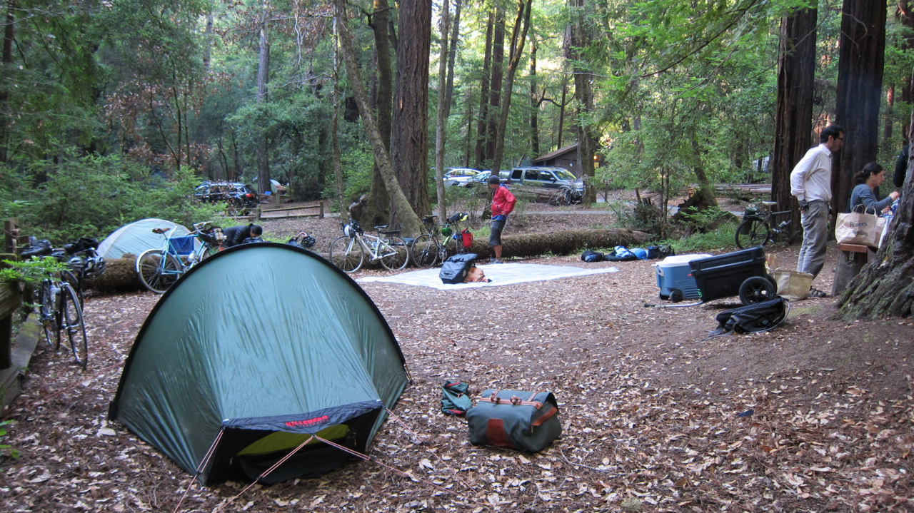 2012 RideOn Portola Redwoods State Park Camping Trip plattyjo