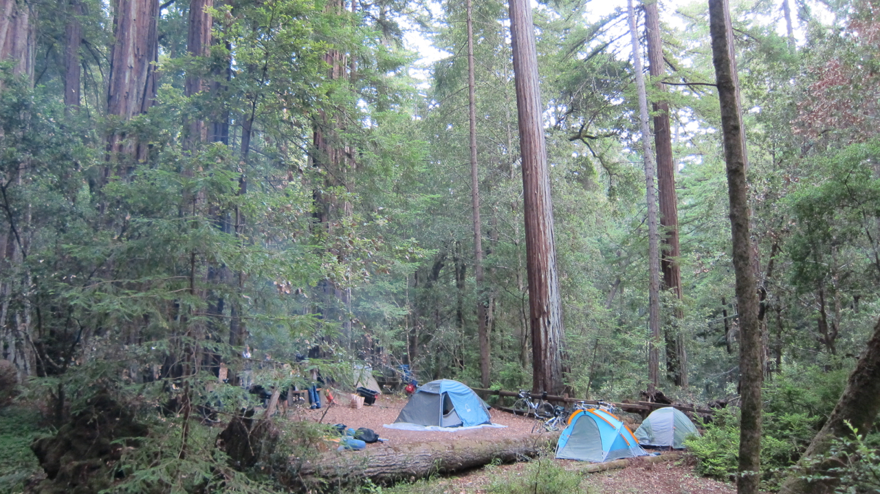 2012 RideOn Portola Redwoods State Park Camping Trip plattyjo