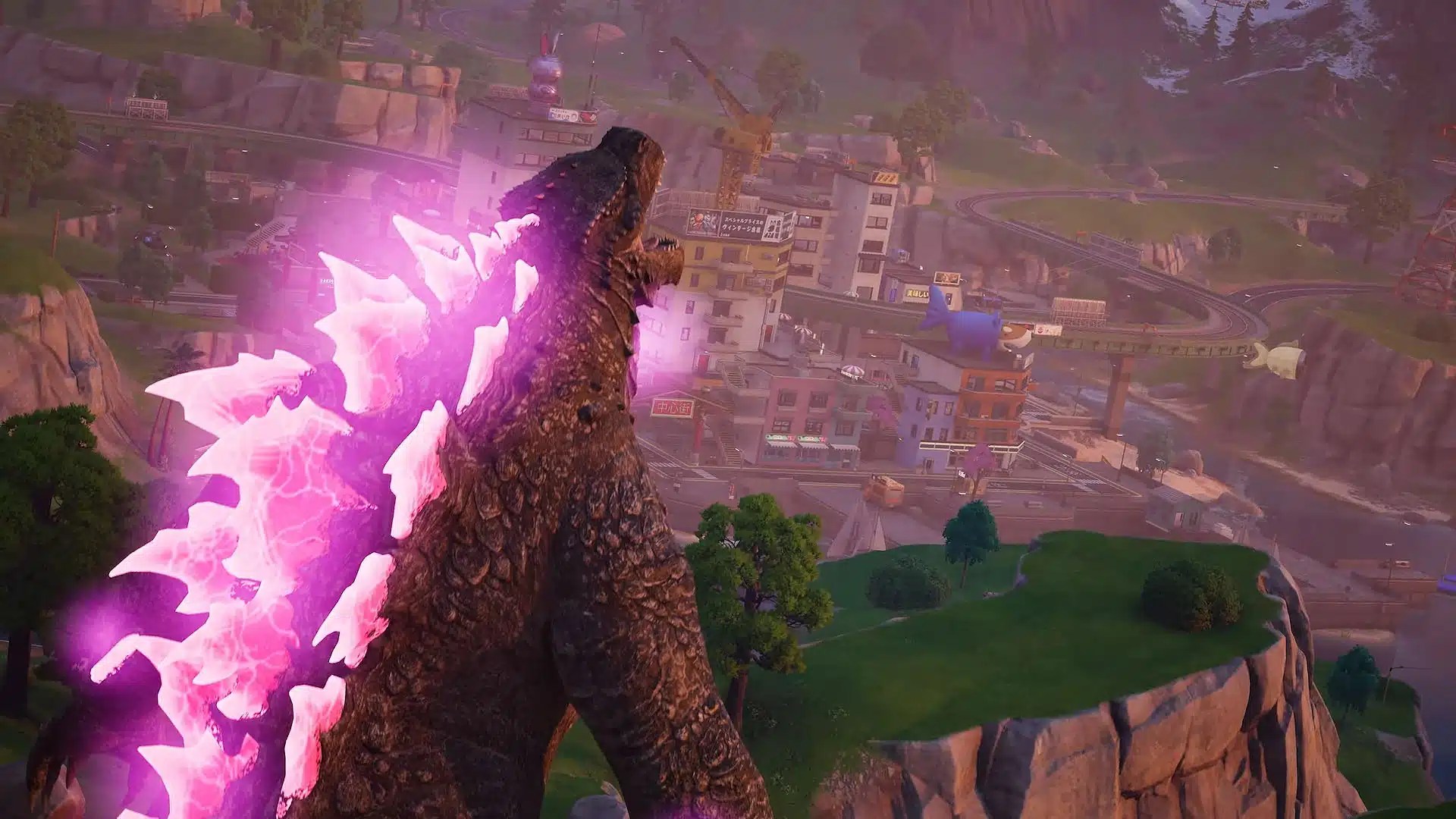 Fortnite Kapitel 6 fügt Godzilla, eine riesige Schildkröte und weitere