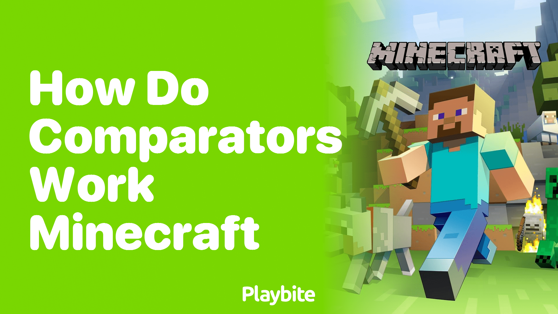 How Do Comparators Work in Minecraft? Playbite