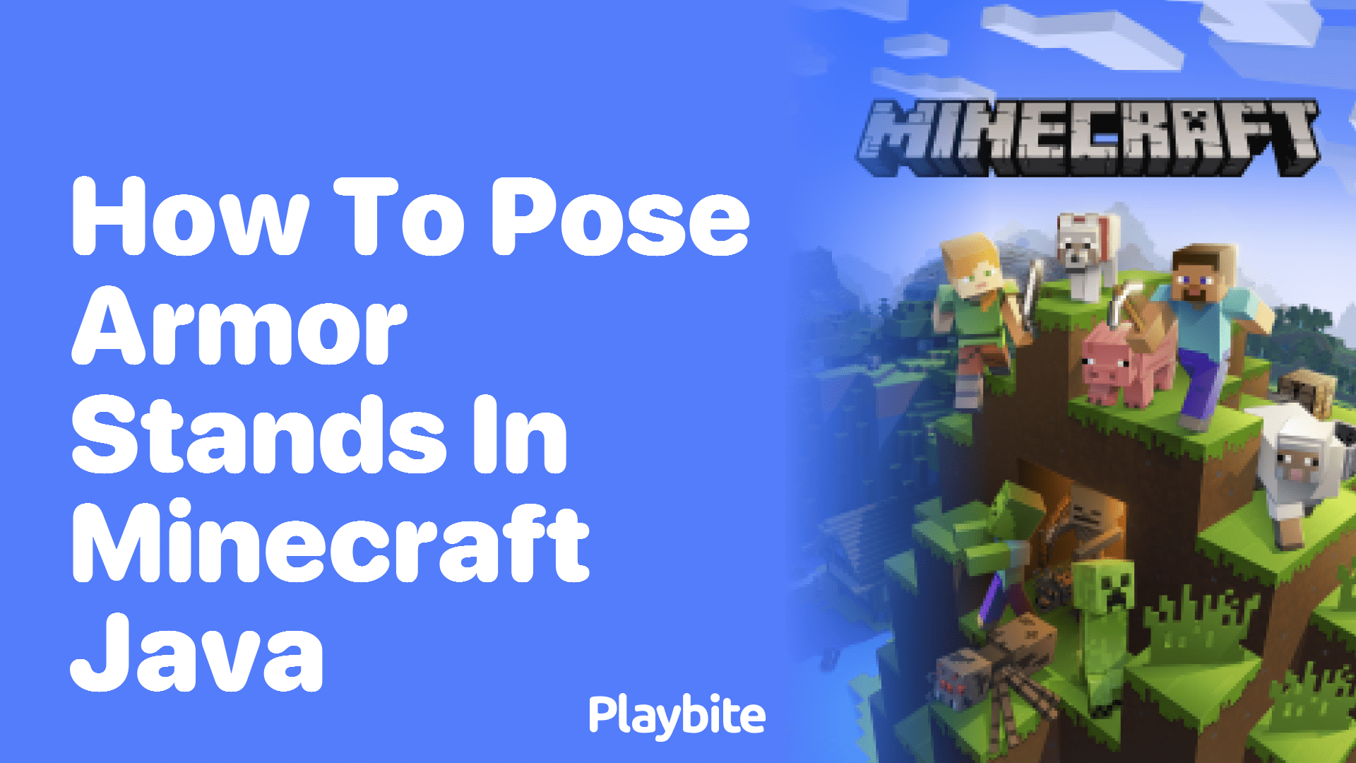 How To Pose Armor Stands in Minecraft Java Playbite