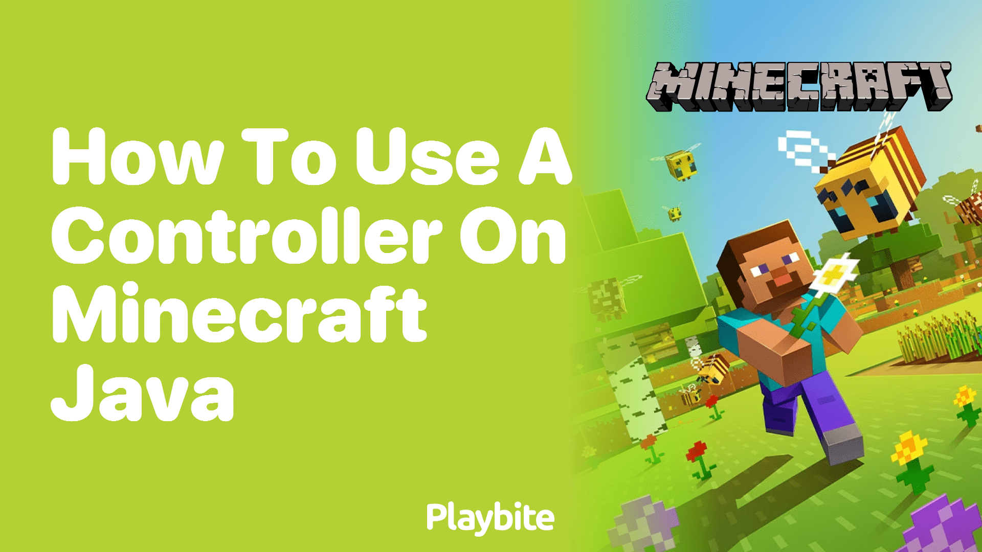 How to Use a Controller on Minecraft Java Playbite