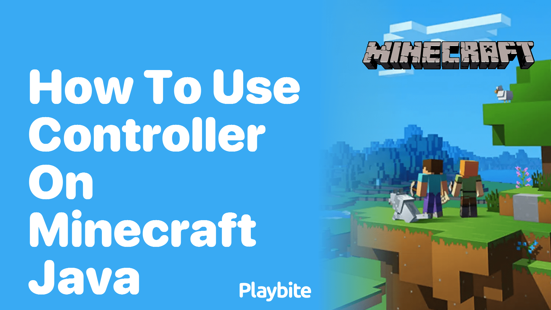 How to Use a Controller on Minecraft Java Edition Playbite