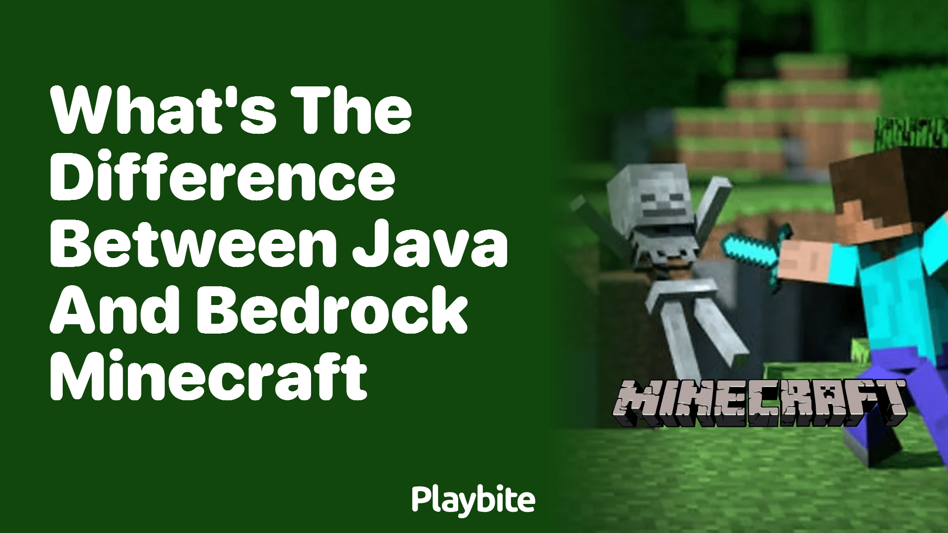 Difference Between Minecraft Java and Bedrock Edition