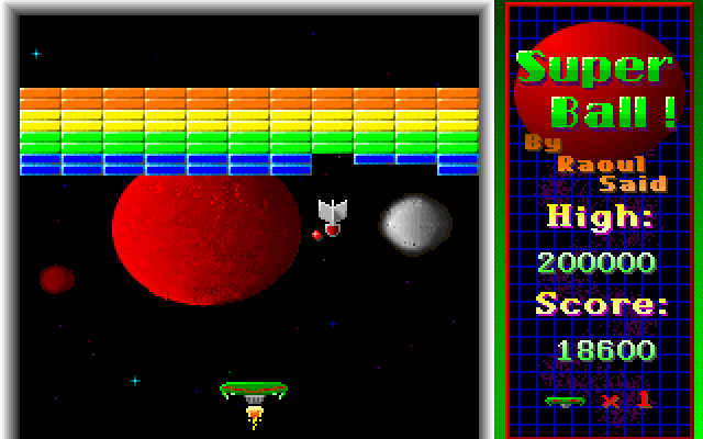 Play Super Ball online - PlayDOSGames.com