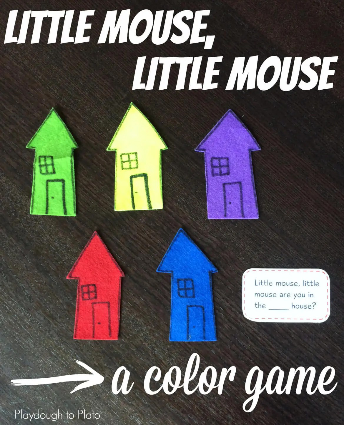 Little Mouse, Little Mouse Playdough To Plato
