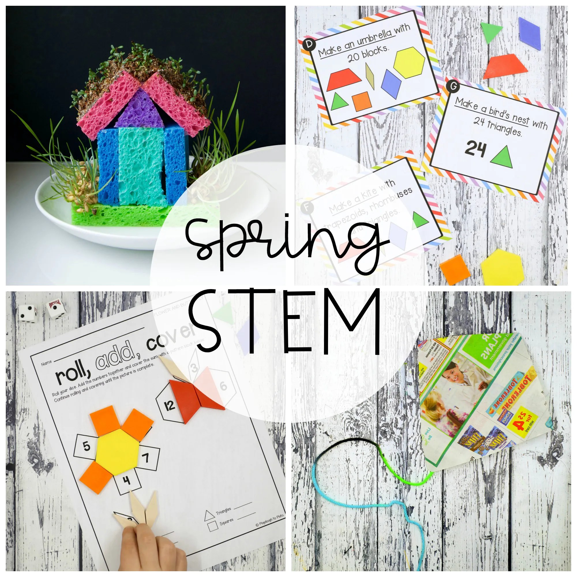 Spring STEM Challenges Playdough To Plato