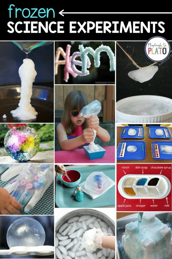 Frozen Science Experiments - Playdough To Plato