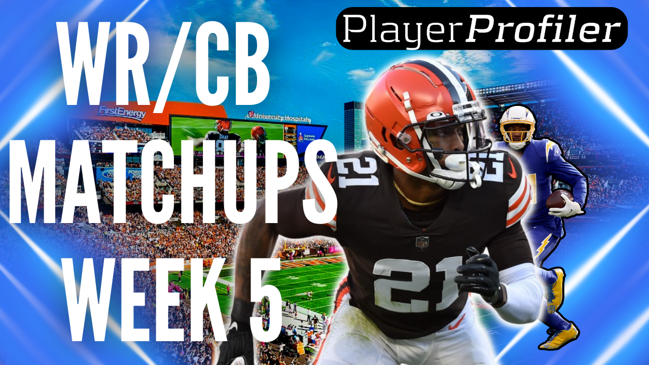 Week 5 WRCB Matchups Warding off Williams PlayerProfiler