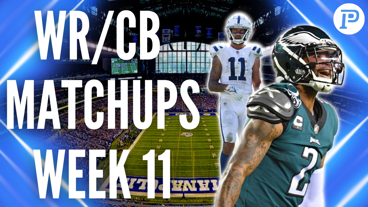 Week 11 WRCB Matchups Pittman Ain't It, Man PlayerProfiler