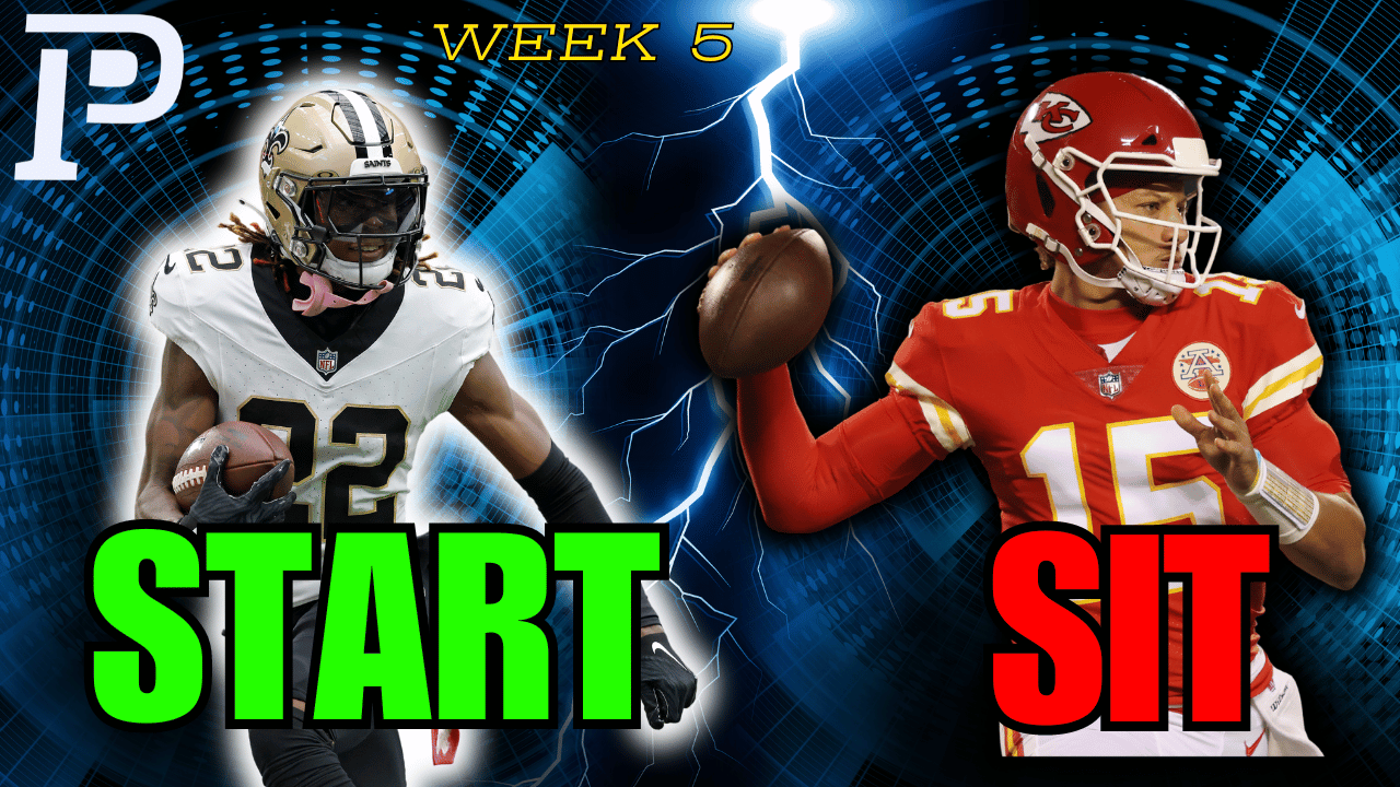 Start Sit Week 5 2024 Fantasy Football