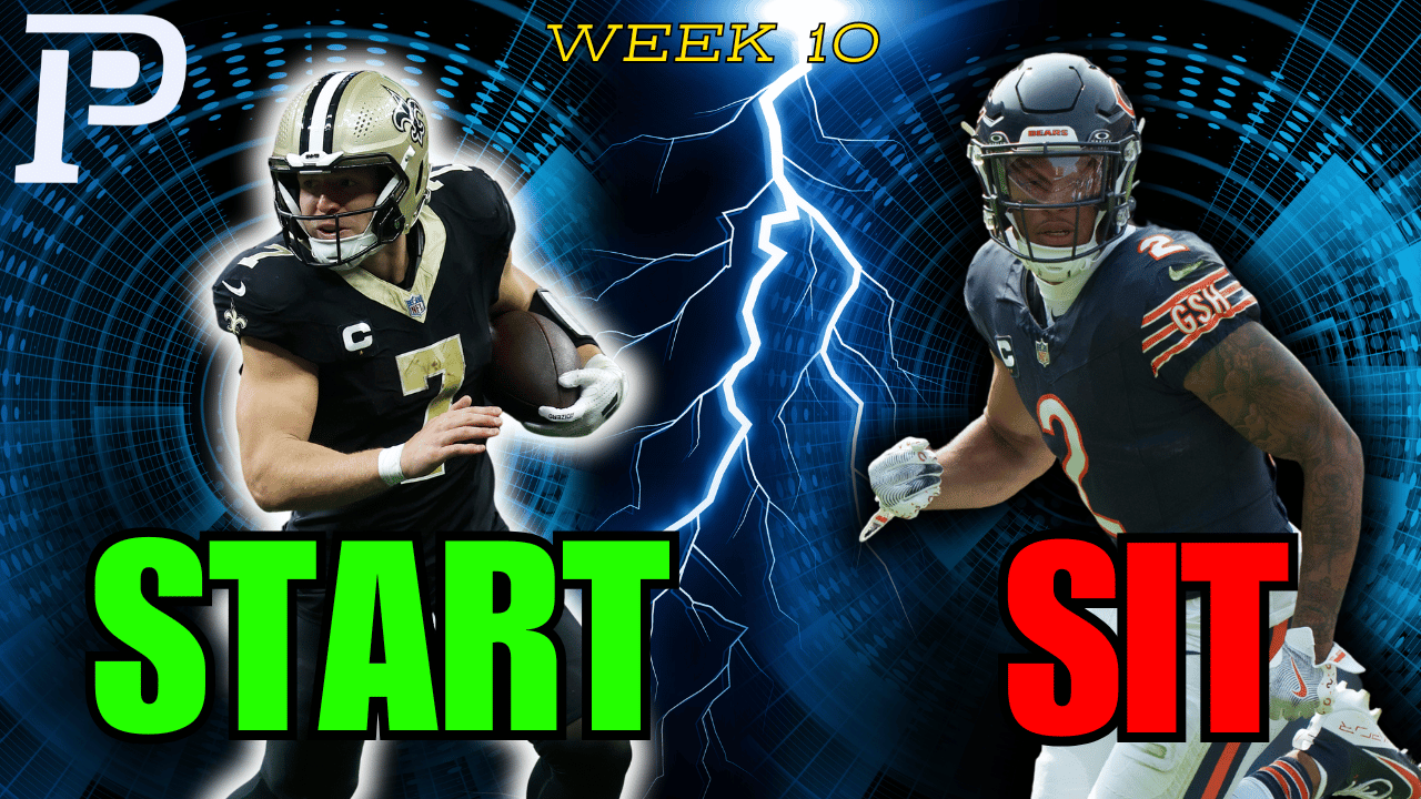 Must Starts and Sits Fantasy Football Week 10 PlayerProfiler