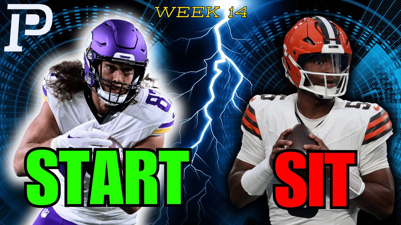 Must Start Sit Week 14 Fantasy Football