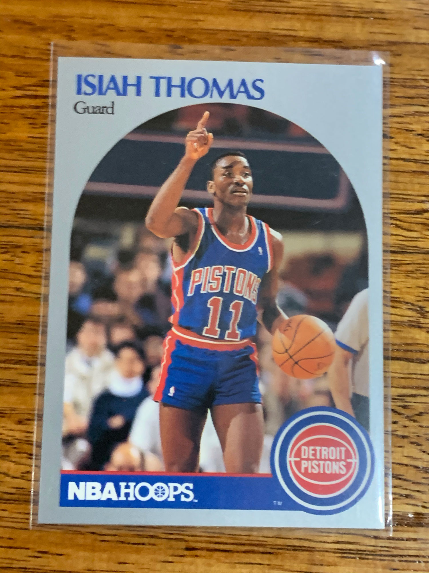 Isiah Thomas NBA Hoops Detroit Pistons Card 111 Basketball Cards